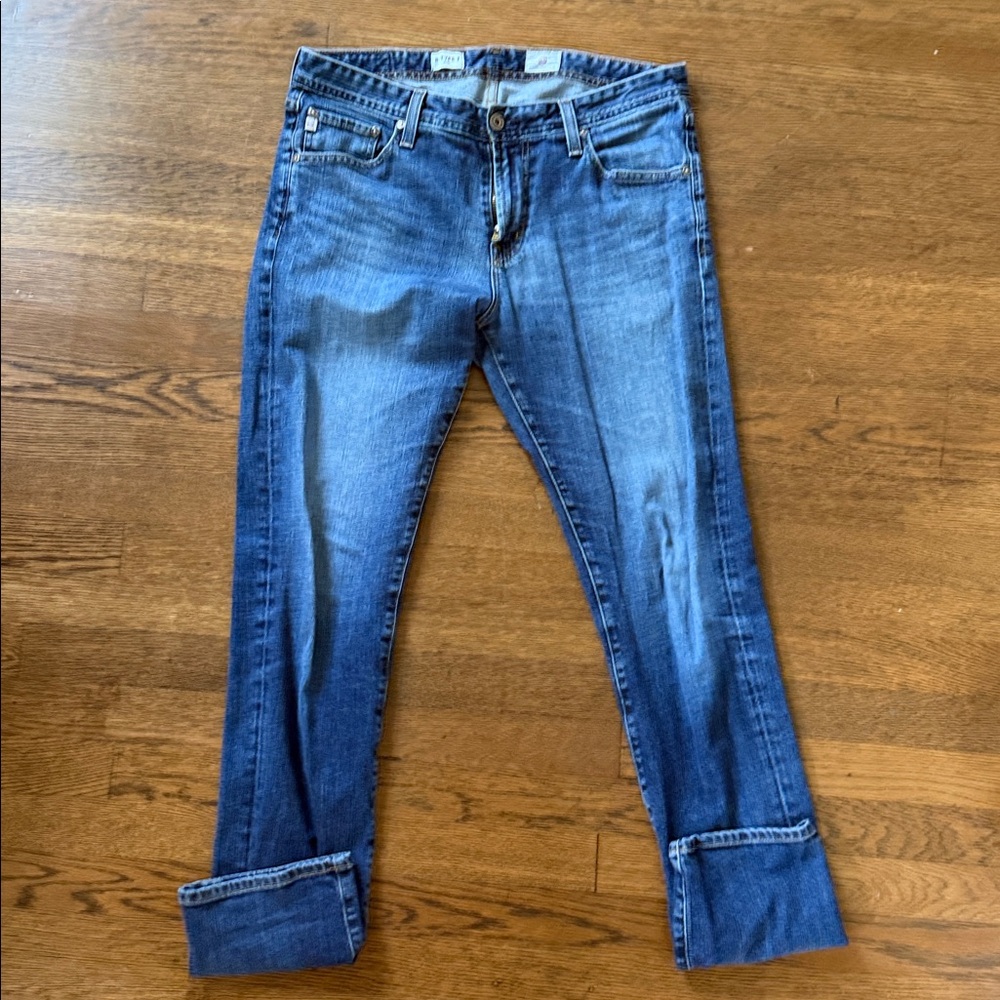 Ag Adriano Goldschmied Dark Blue Denim Jeans
